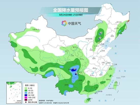 西南地区降雨明显增强 北方秋凉渐显迎处暑