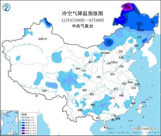 冷空气继续影响北方 降水稀少格局仍将维持 近期天气一览